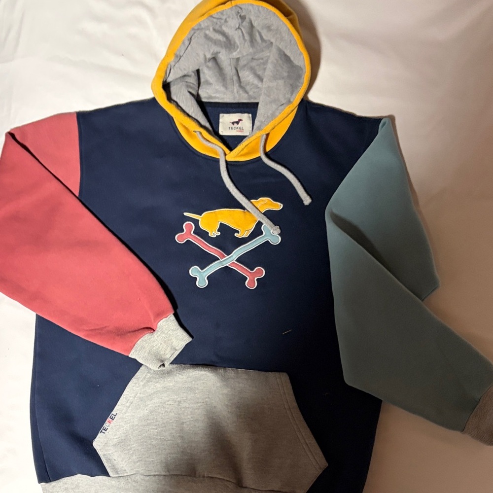 Men's Multicolor Hoodie with Graphic Design